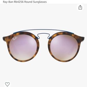 Ray-Ban rb4256 round polarized sunglasses